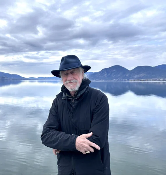 Paul Ygartua beside an Okanagan lake
